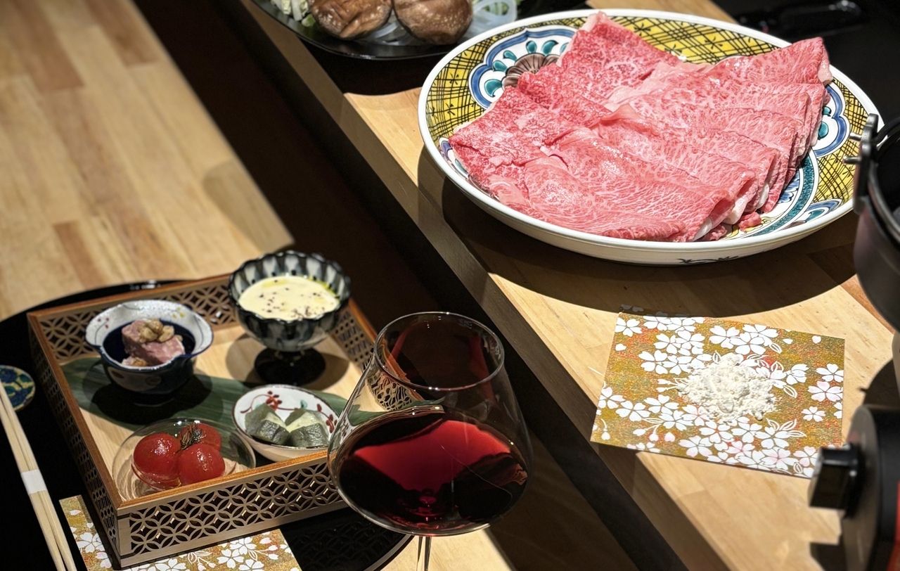 Wagyu Shiraoi Beef Sukiyaki Course (150g)