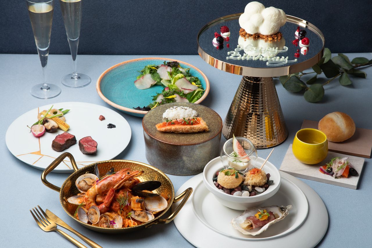 Sundādo Anniversary Course — 8-course menu, ¥5,800