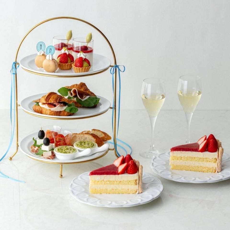 Afternoon Tea “RITUEL CAFE” — includes a welcome drink, free-flow coffee & tea, and a choice of cake slice