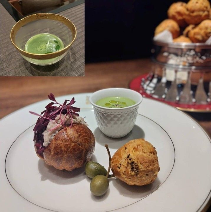 Menu composition（ムニュ コンポジション）締めの抹茶・デセール付き