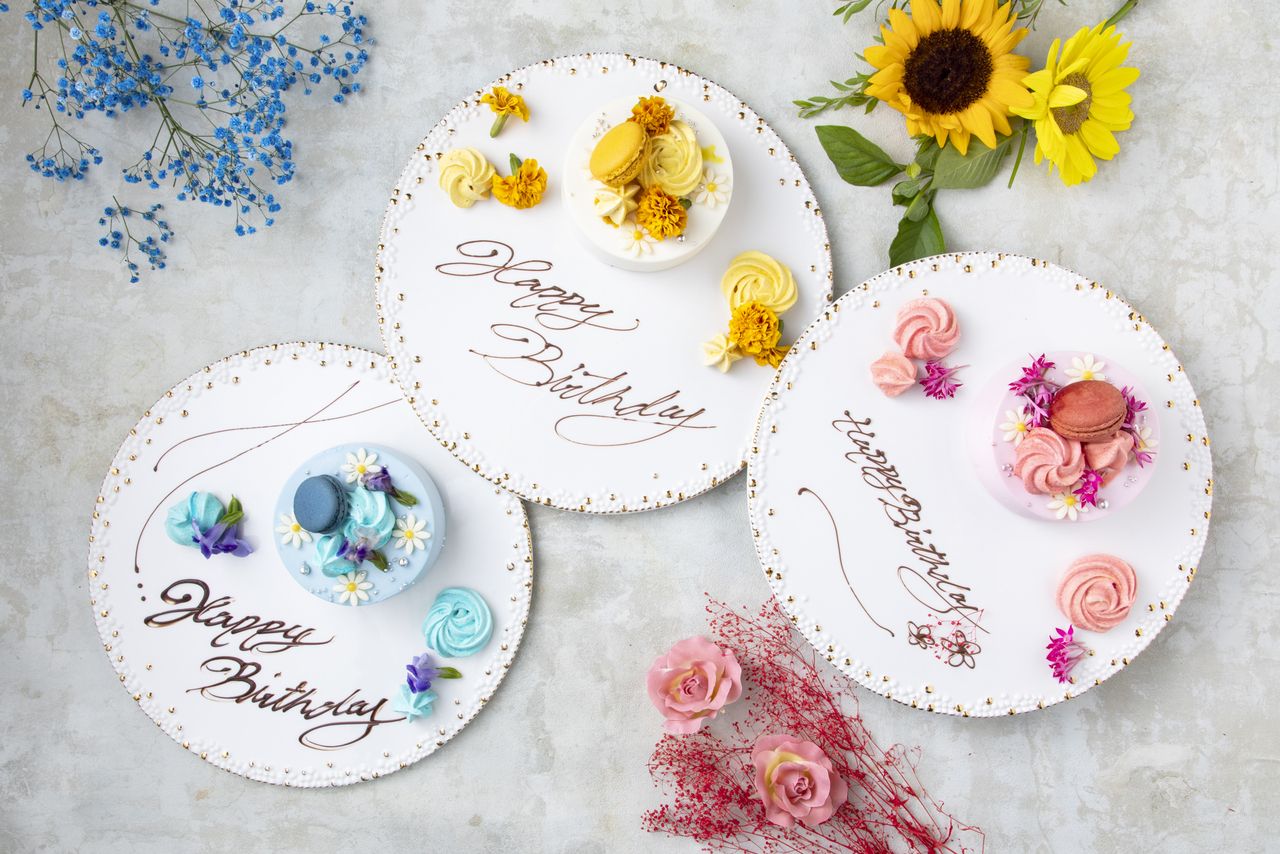 New BK Plan {6 courses} — Standard Anniversary Plan with Macaron Cake (Please add any message in the “Requests” field). Weekend surcharge: +¥300.