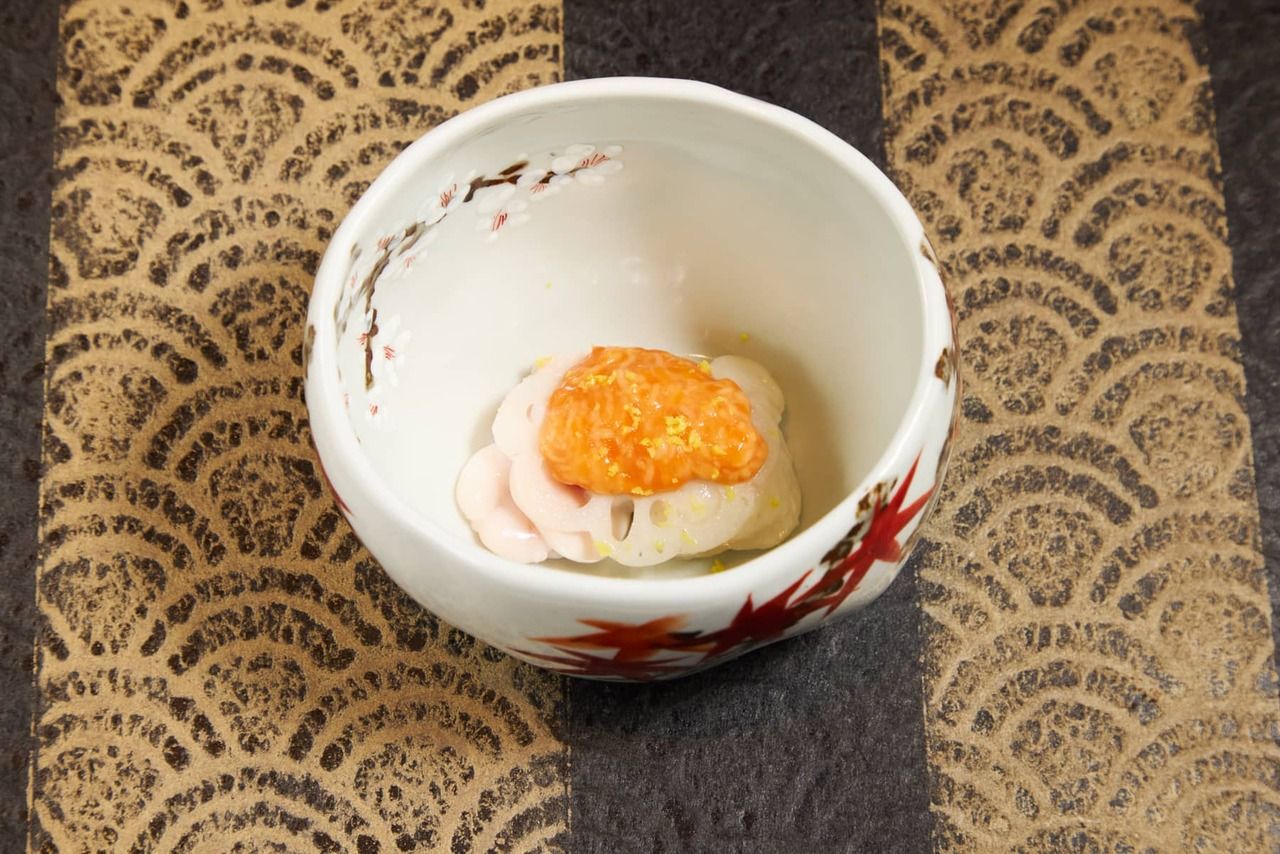 스시 유 오마카세 코스 (총 20가지 요리) + 와인 페어링