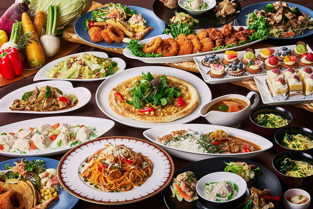 【11-12月ランチブッフェ：土日祝】シニア￥1,900