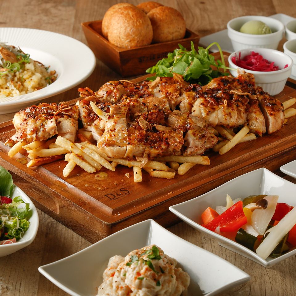 12/1～《DEN表参道の師走カジュアルカジュアルプラン‼》季節の前菜3種や料理長お勧めお肉料理など全5品【2時間飲み放題付き】お一人様5,000円