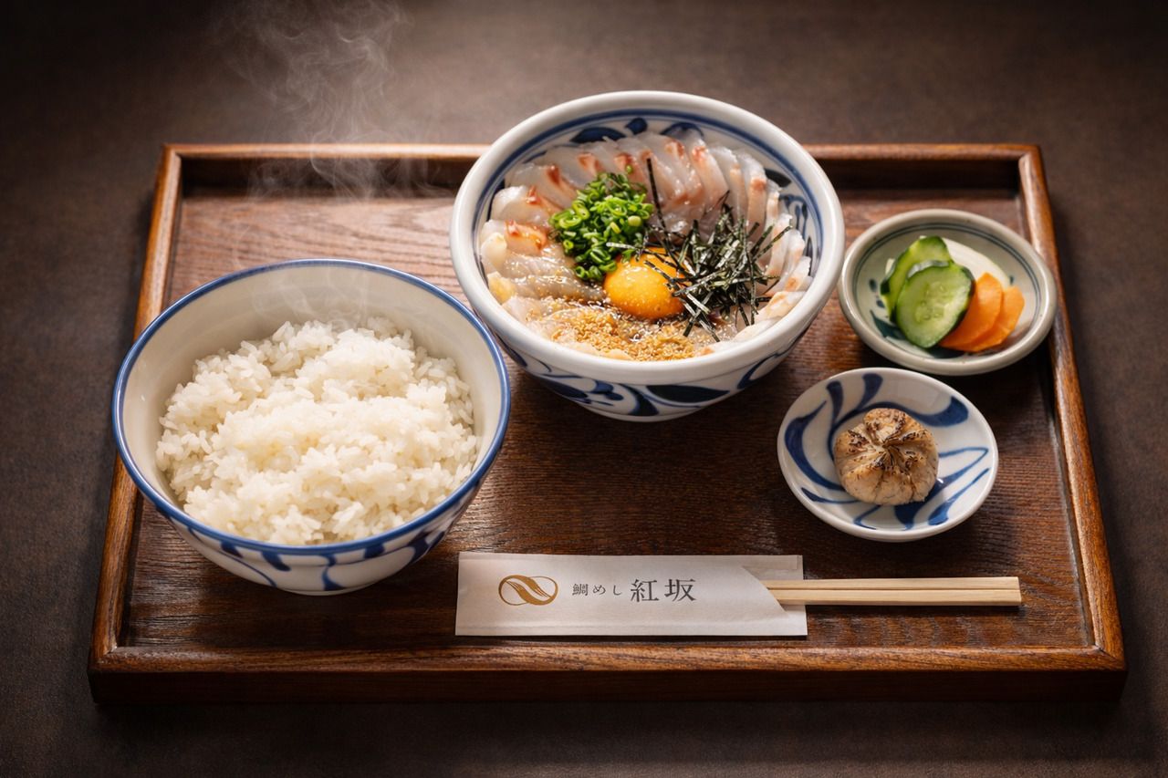 Akasaka's Sea Bream Rice "Hakuju" Matsu (double sea bream)