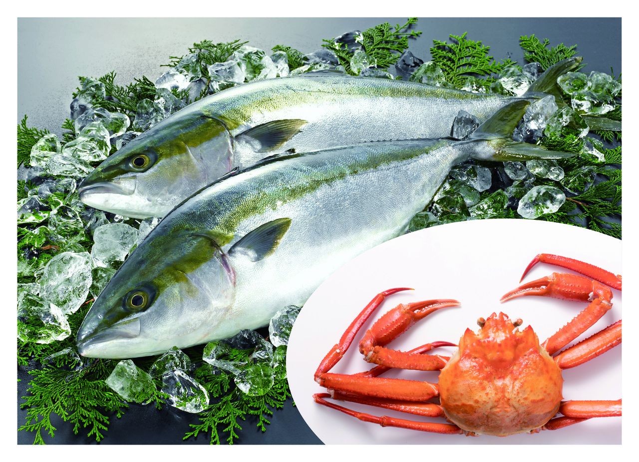 【冬季限定】ブリとカニ増量コース