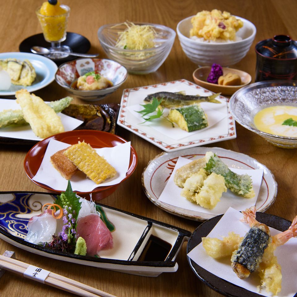 お昼の天ぷらコース『祇園』