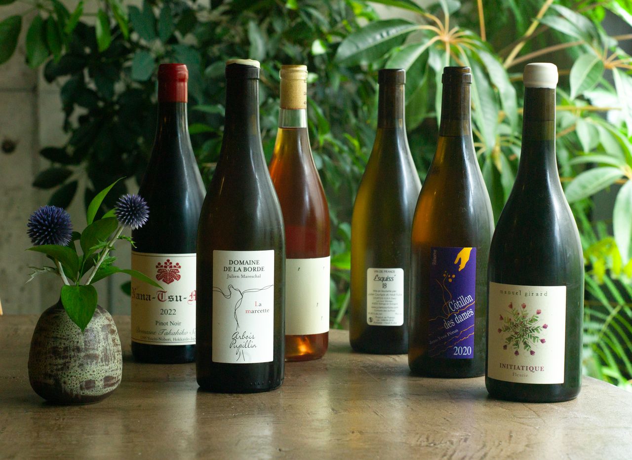 おまかせ 7品＋デザート、ワインペアリング