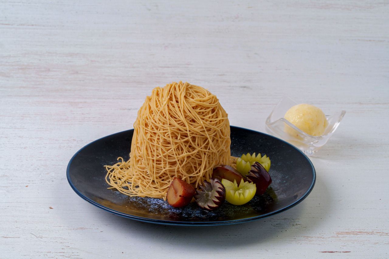 ＊平日【季節限定】笠間栗と洋梨のモンブラン