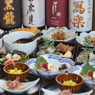 "Isaribi Course with 2 hours of all-you-can-drink" 6,500 yen ☆ 6 dishes