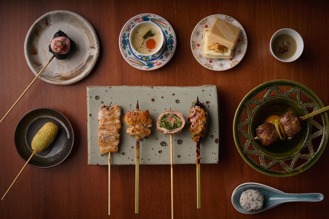 Hachibei Yakitori's Skewers Course