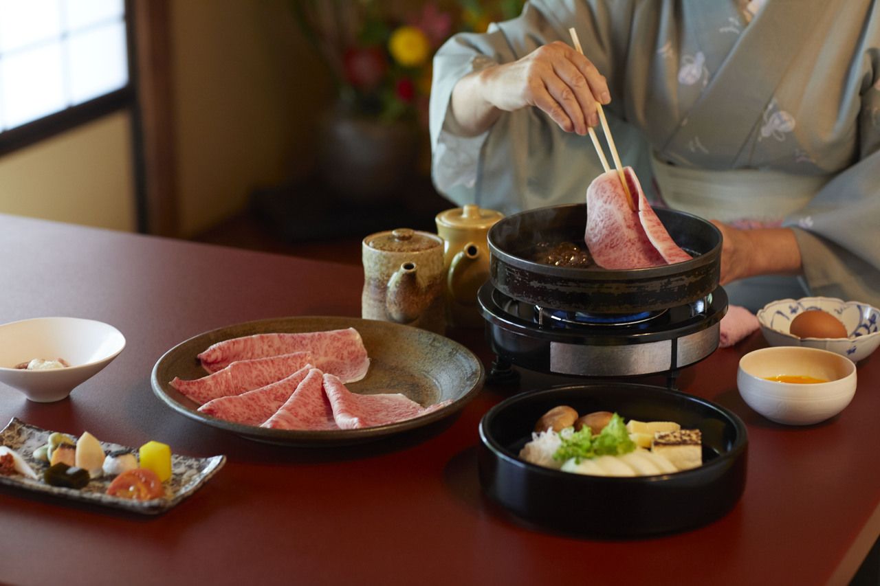 런치 – 스키야키 세트