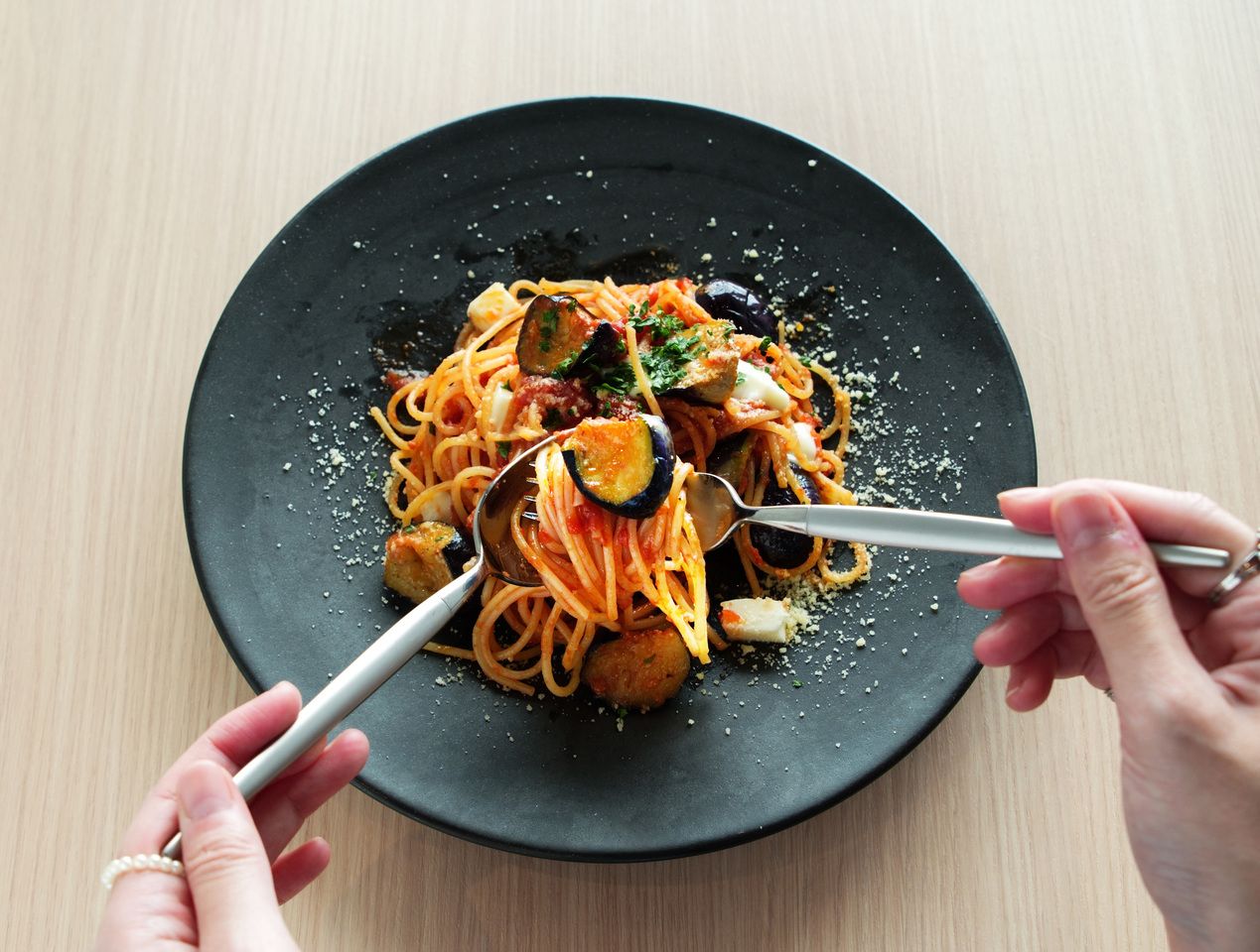 【ランチプラン】選べるパスタとハーフフレンチトースト。ドリンク付き