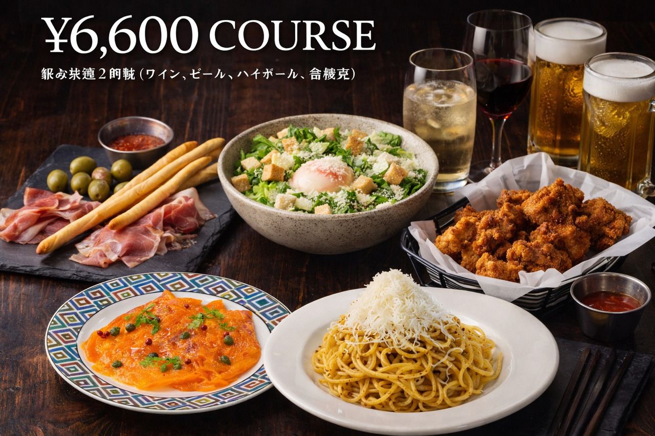 6,600 yen course