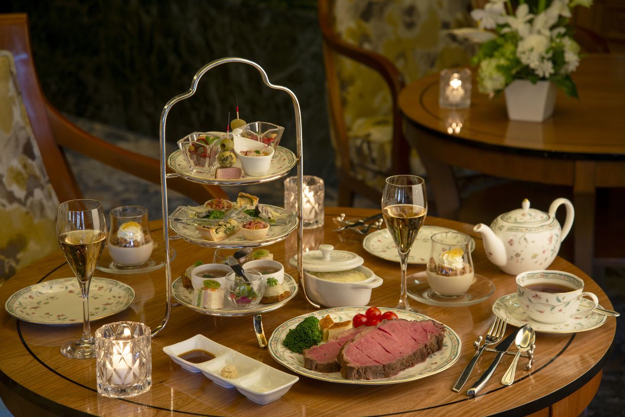 Evening High Tea ~Fresh Greenery~