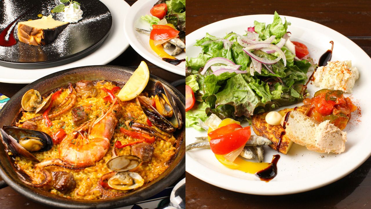 [Lunch] Online reservation only price ★ La Bodega course (weekdays only, includes seasonal fruit cocktail)