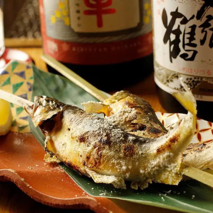 【7月】2時間30分飲み放題付き 「魚沼産岩魚（いわな）、玉蜀黍（とうもろこし）、穴子」コース