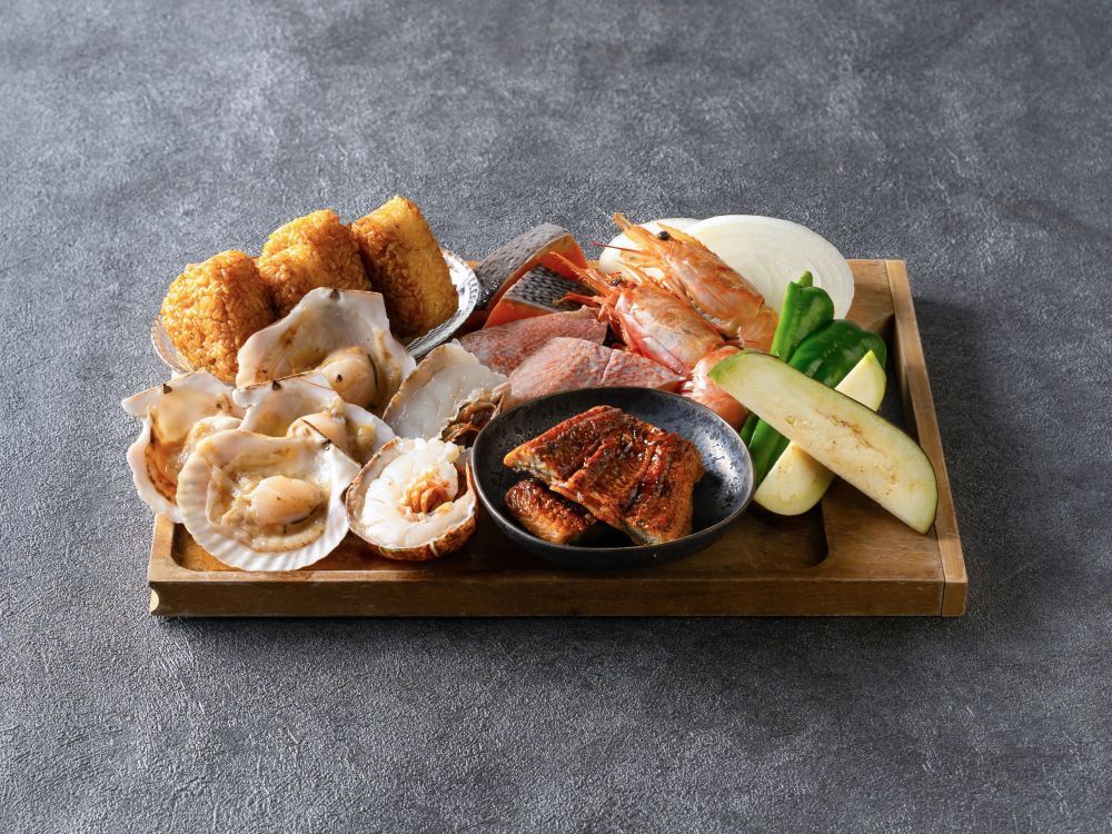 【ディナー】天守閣を望む七輪海鮮｜海鮮コース