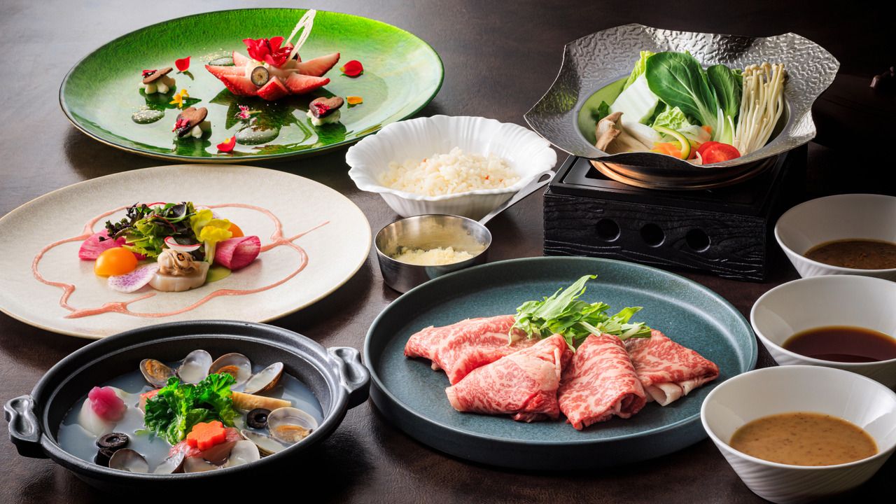 [Accommodation plan] Luxury shabu-shabu course with Hakone Seiroku beef and consomme