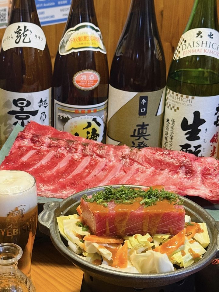 New arrival! Thick tuna chanchanyaki (150g per person) + bluefin tuna belly, a complete 8-course meal perfect for farewell parties, welcome parties, and any other banquet!