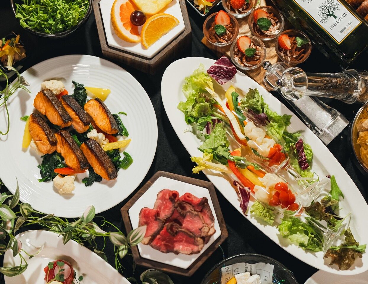 ★Great Member Price★ From April 8th [Weekdays Only] Inner Beauty Lunch Buffet + Wine & Sweets ■Includes Afternoon Reward Lounge (Unlimited Time Until 2:30 PM)