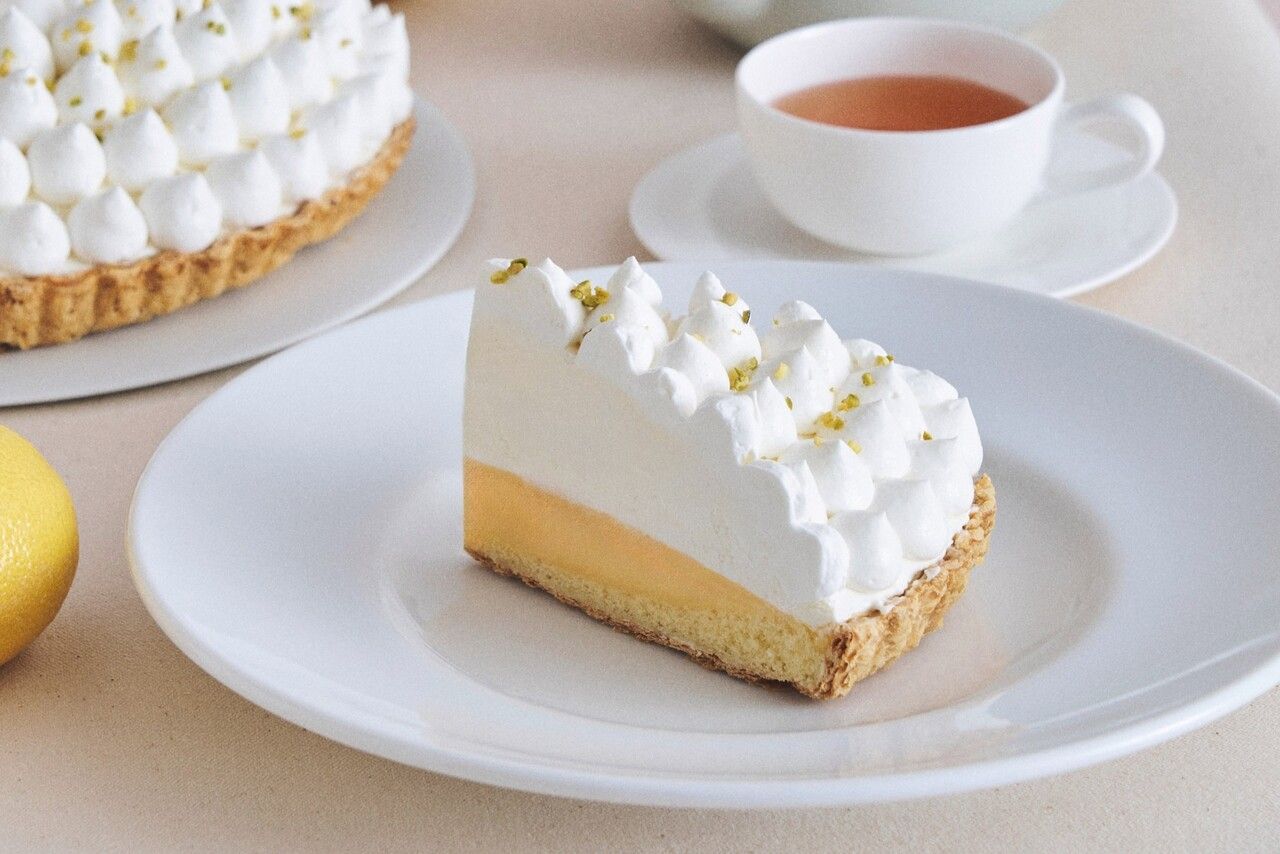 [Starting April 1st! Seasonal Limited Offer] Drink Set / "Oonaga Lemon" Lemon Pie