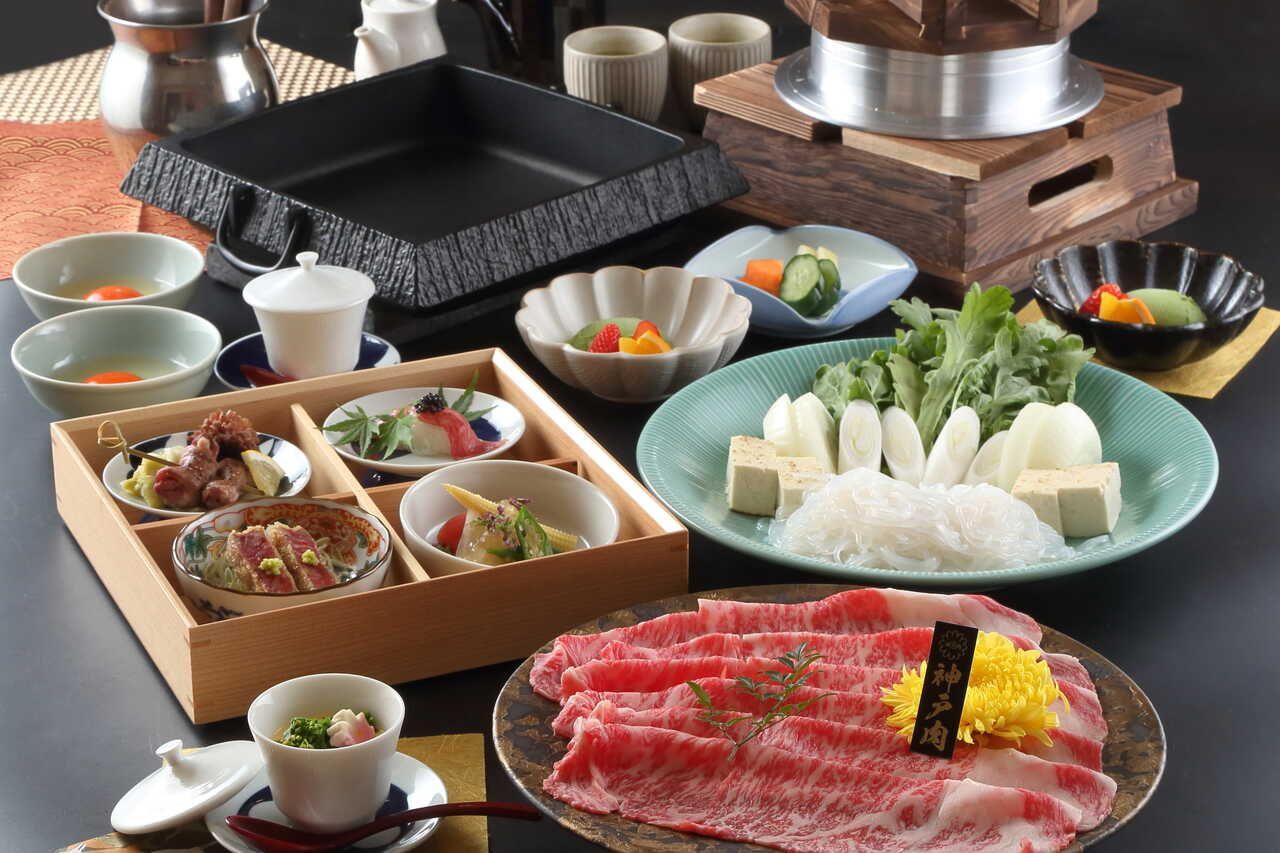 Kobe beef sukiyaki course 