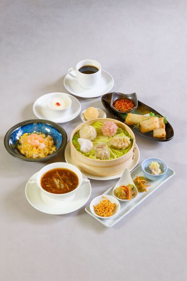 点心5種が付いてお得！【飲茶ランチ】