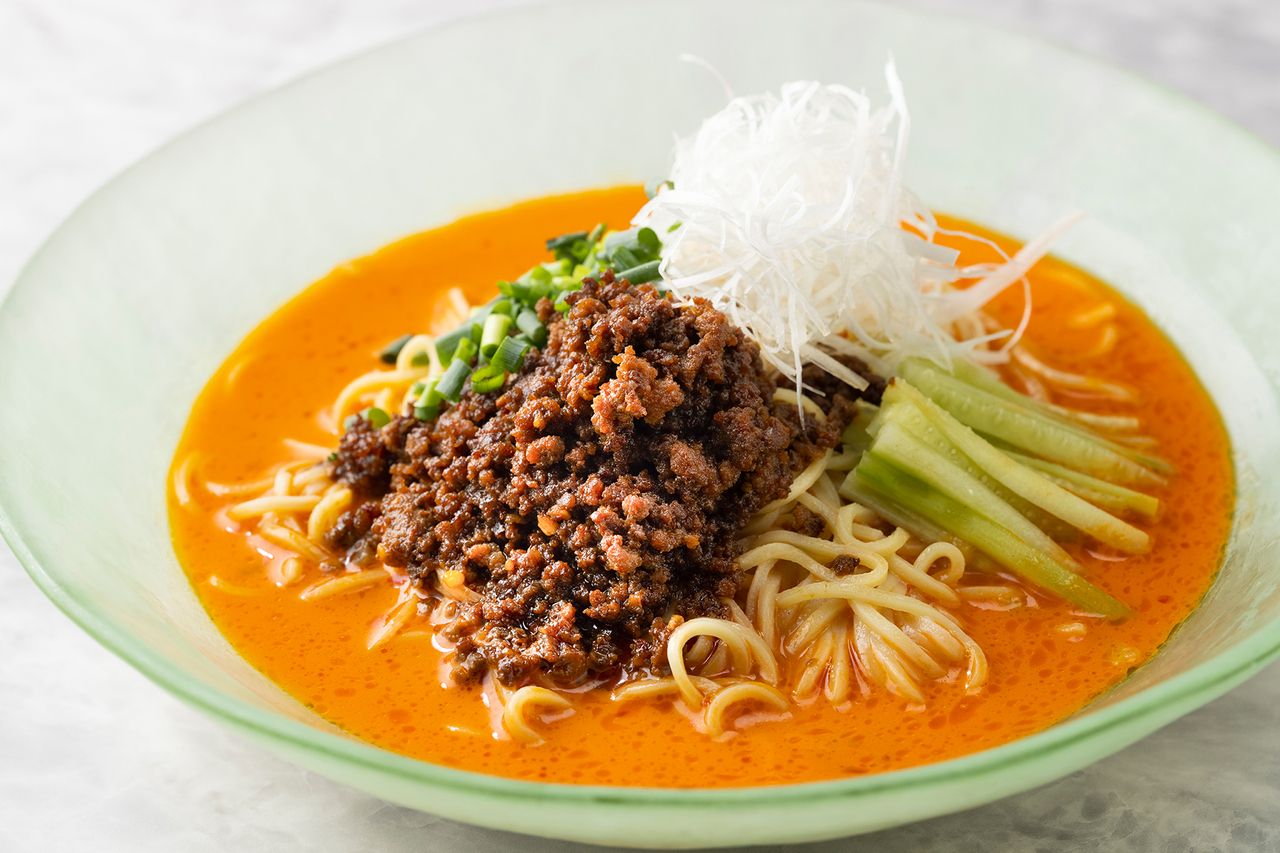 【平日ランチタイム限定】冷やし豆乳担々麺+杏仁豆腐セット
