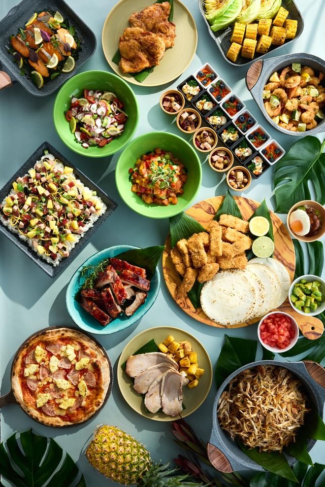 ★Last-minute discount 30% OFF 5/14 - 22★ Weekday Hawaiian buffet + one drink including a Hawaiian cocktail (lunch)