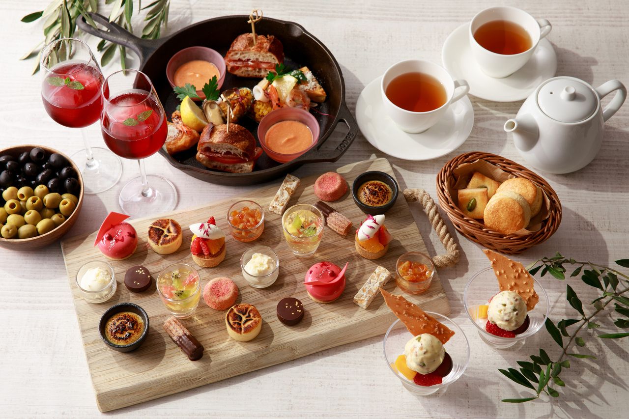 【乾杯カヴァ+夜限定特典付│平日10％OFF】スペインに恋する、サマーアフタヌーンティー