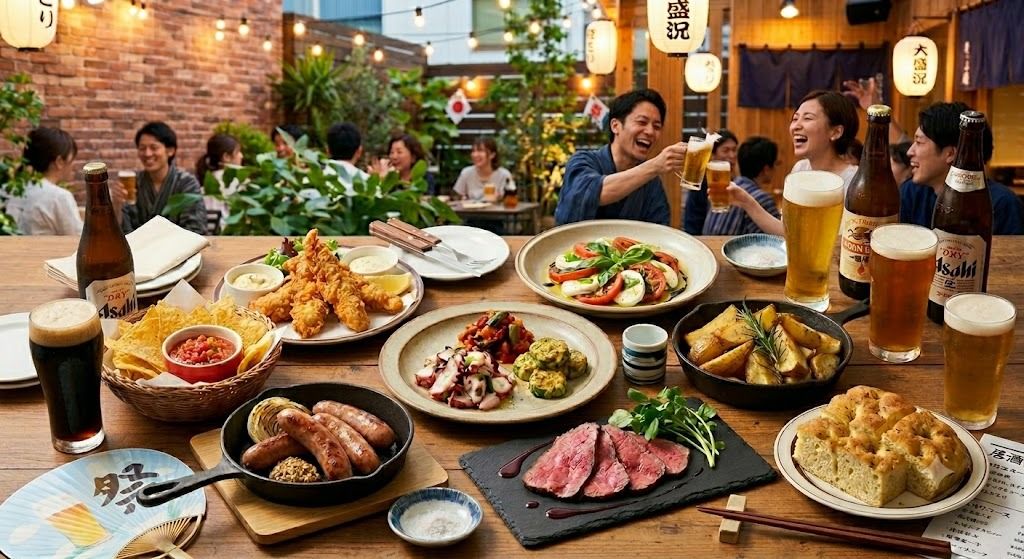 [Summer Beer Hall Plan] Double main course of barley-fed beef roast beef and juicy sausage! Summer-only, summer-filled plan ◆ Complimentary "Special Original Mojito" with your first drink!
