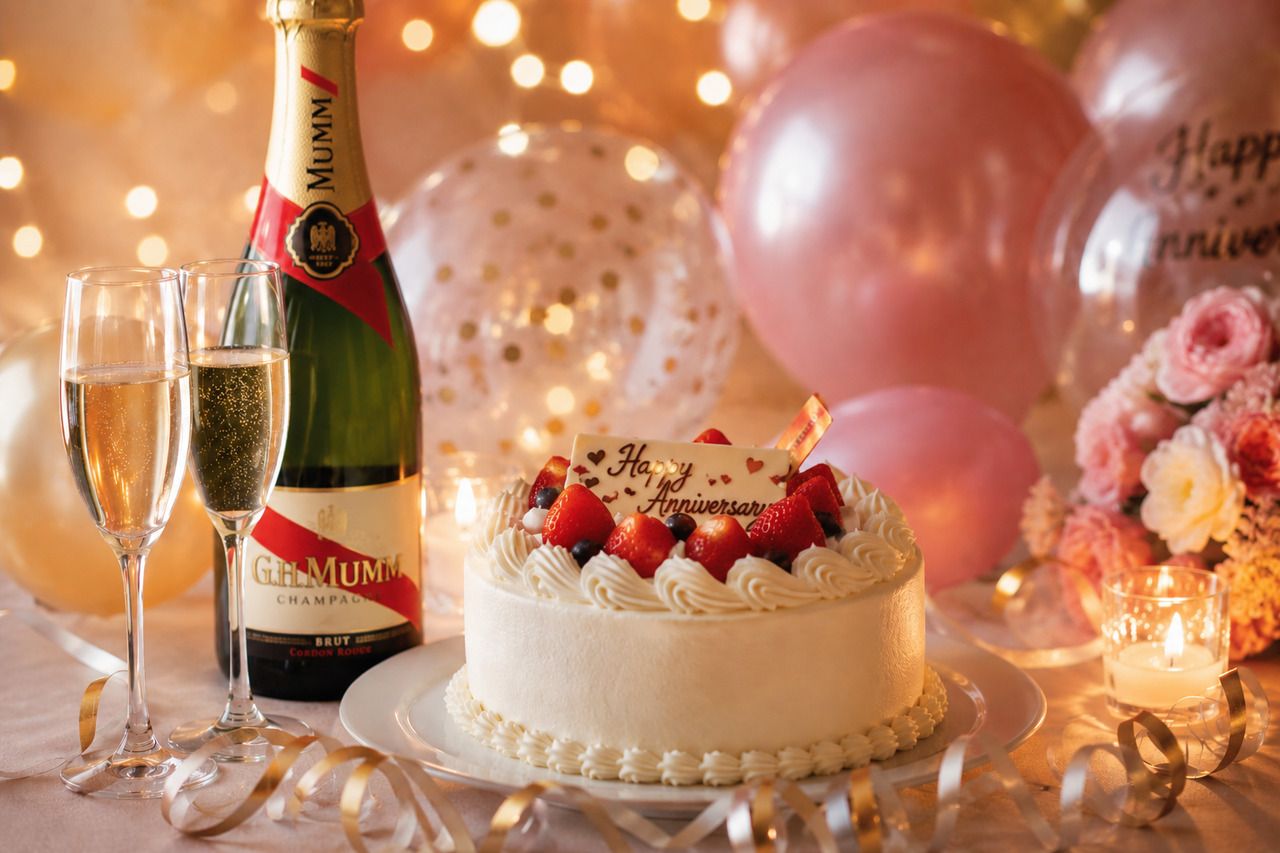Pakej Hari Jadi (champagne & kek)