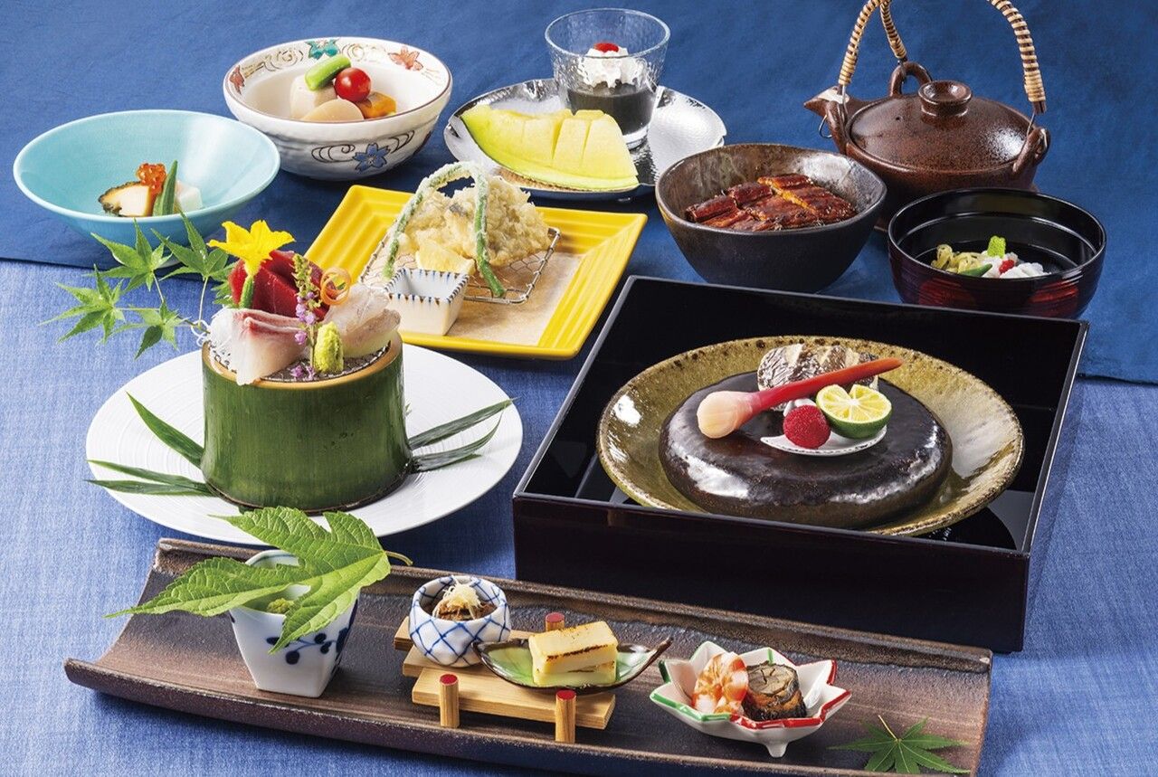 【8月】会席牡丹～晩夏の趣～（ランチ）+抹茶葛餅付　