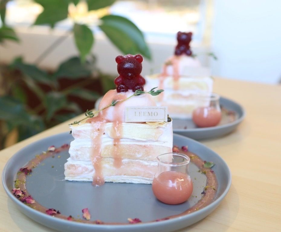 Peach Milk Crepes
