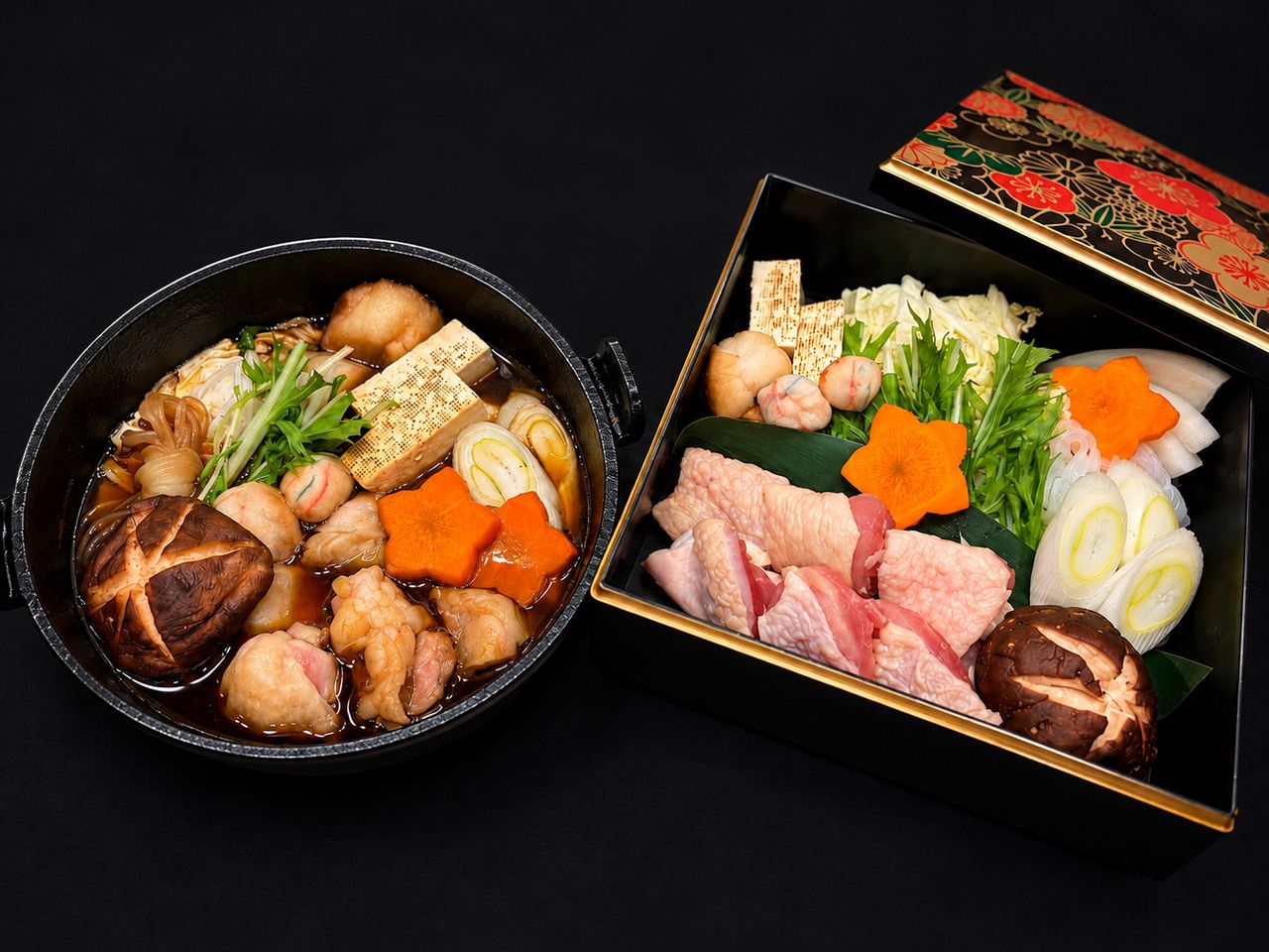 Chicken Sukiyaki Dinner Course