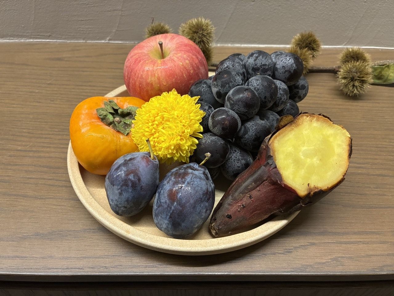 【5200 yen】 Autumn Harvest & Fermented Tea Course