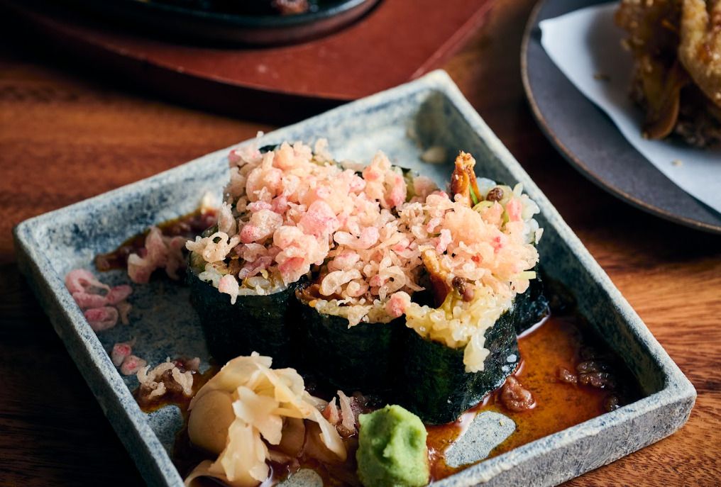 [Ume: Light & Fun After-Party Course] ¥5,000 – 2-hour all-you-can-drink included. Packed with popular appetizers like atemaki and miso cutlet!!