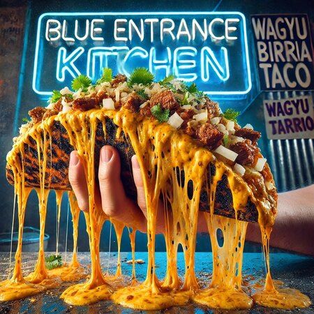 BLUE ENTRANCE KITCHEN