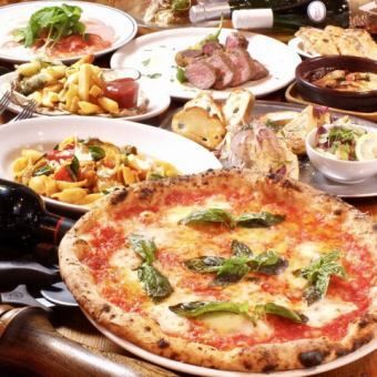 【平日限定！贅沢なボリューミー２時間宴会プラン】飲み放題付6000円コース