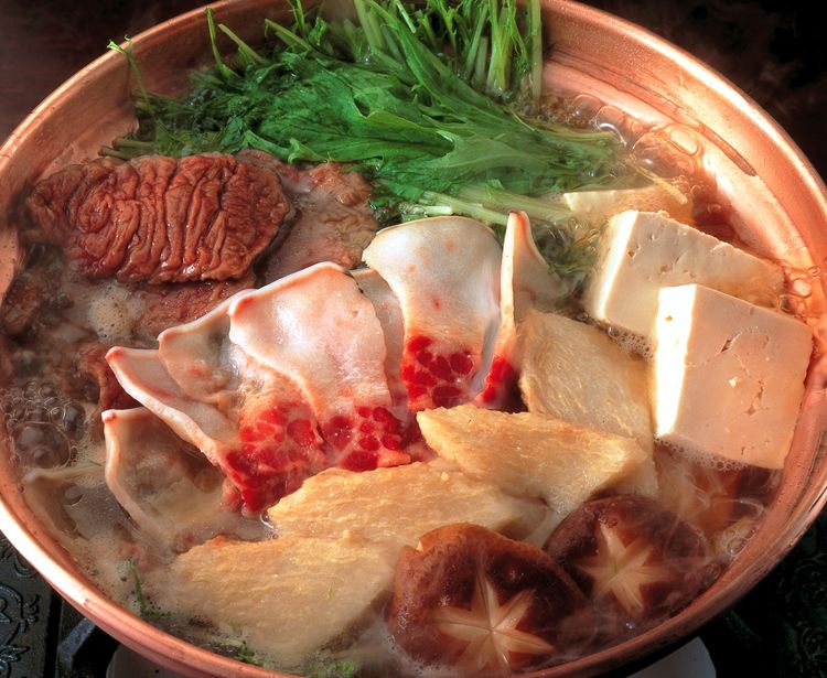 鯨ハリハリ鍋Aコース　名物「鰹のたたき」が付いたコース