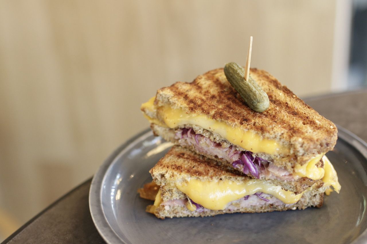 Ham & Cheese Melt Sandwich