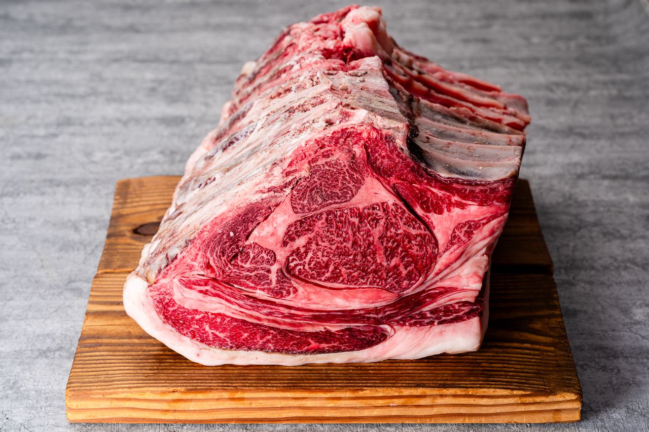 Aged Wagyu beef lunch course