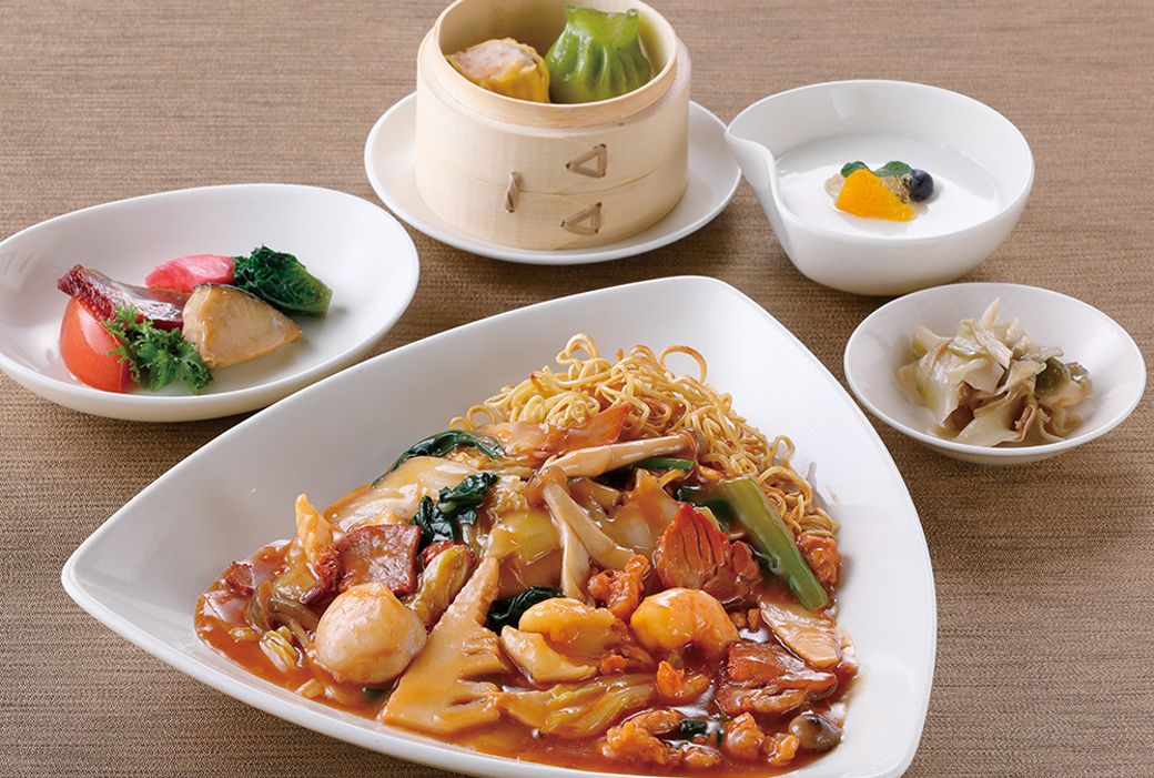 【名古屋店】五目あんかけやきそばセット 全5品