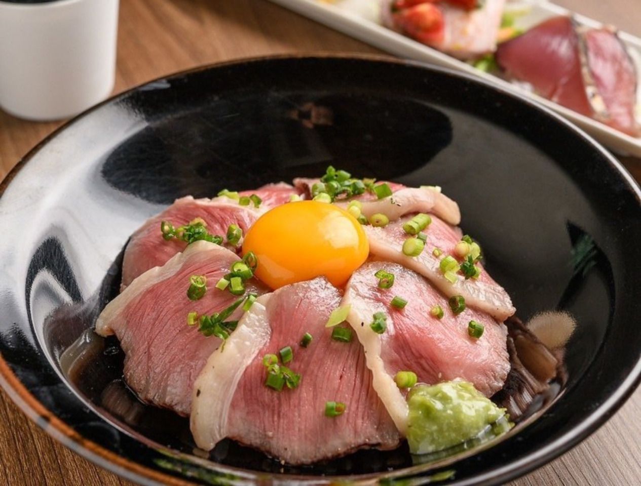 ローストビーフ丼セット