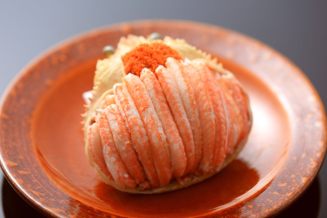 冬季限定「蟹づくし」 50,000円（夕食・テーブル個室）