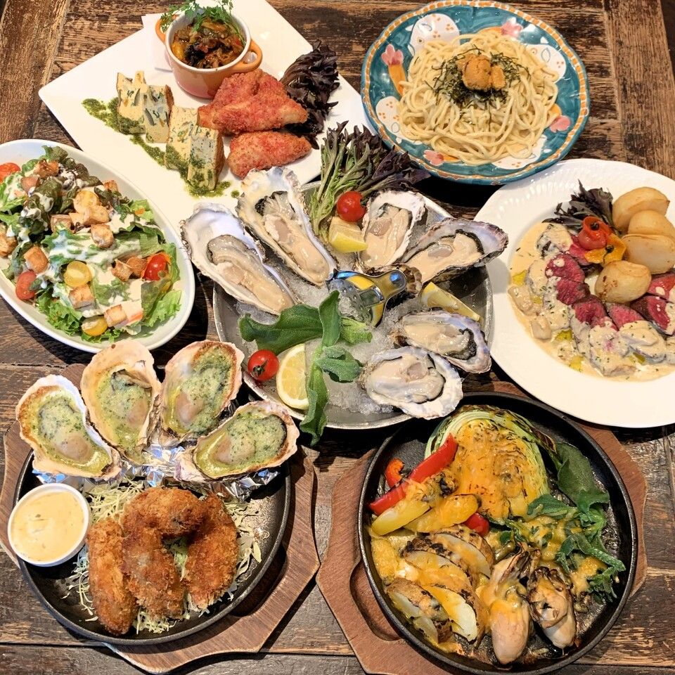 オーロコース7,200円全8品 (2時間飲み放題付)  