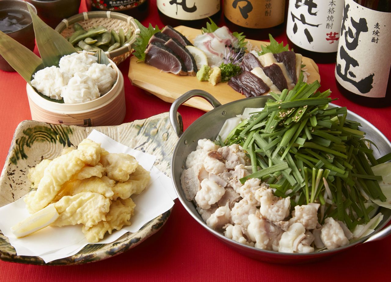 【90分飲放付】もつ鍋コース7品6000→5000円(税込)