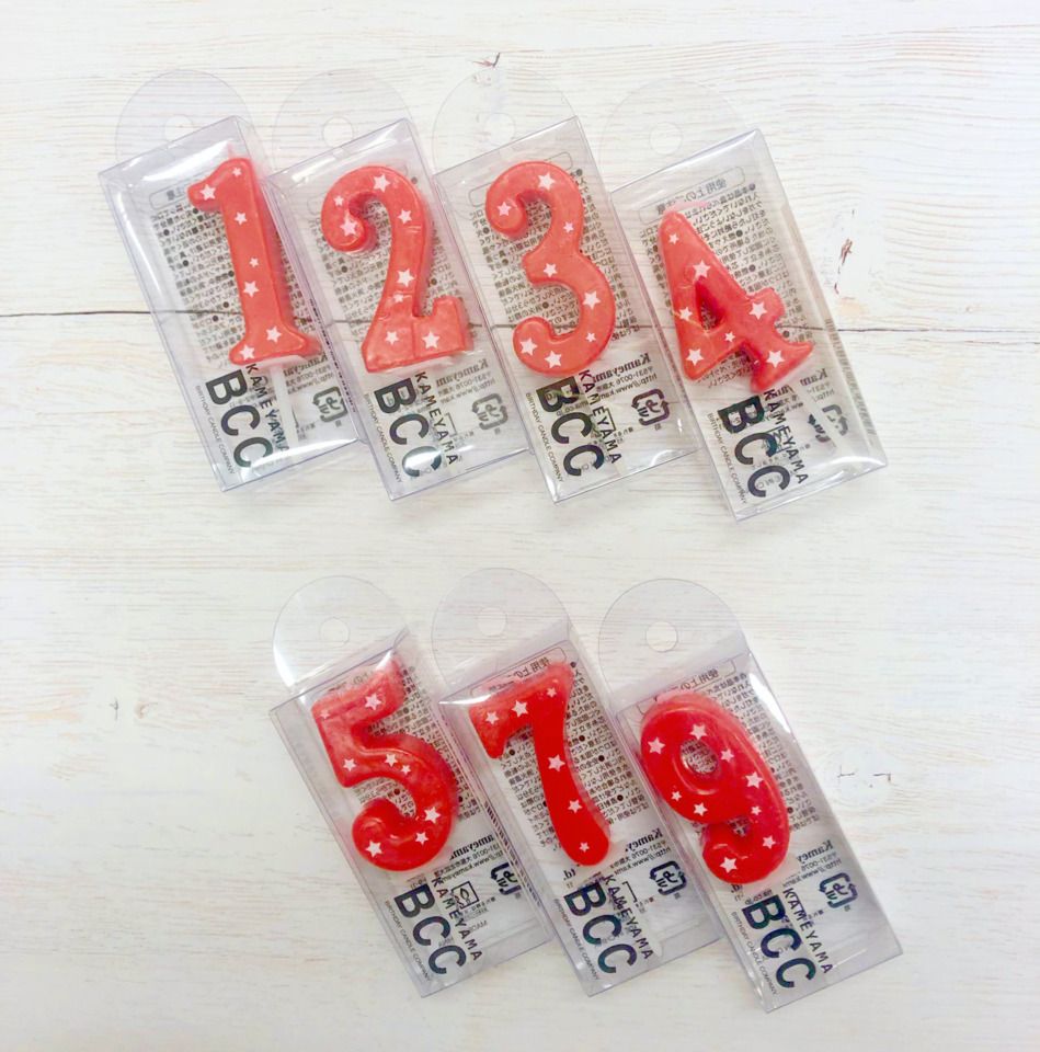[Takeout] Number Candle Red 1
