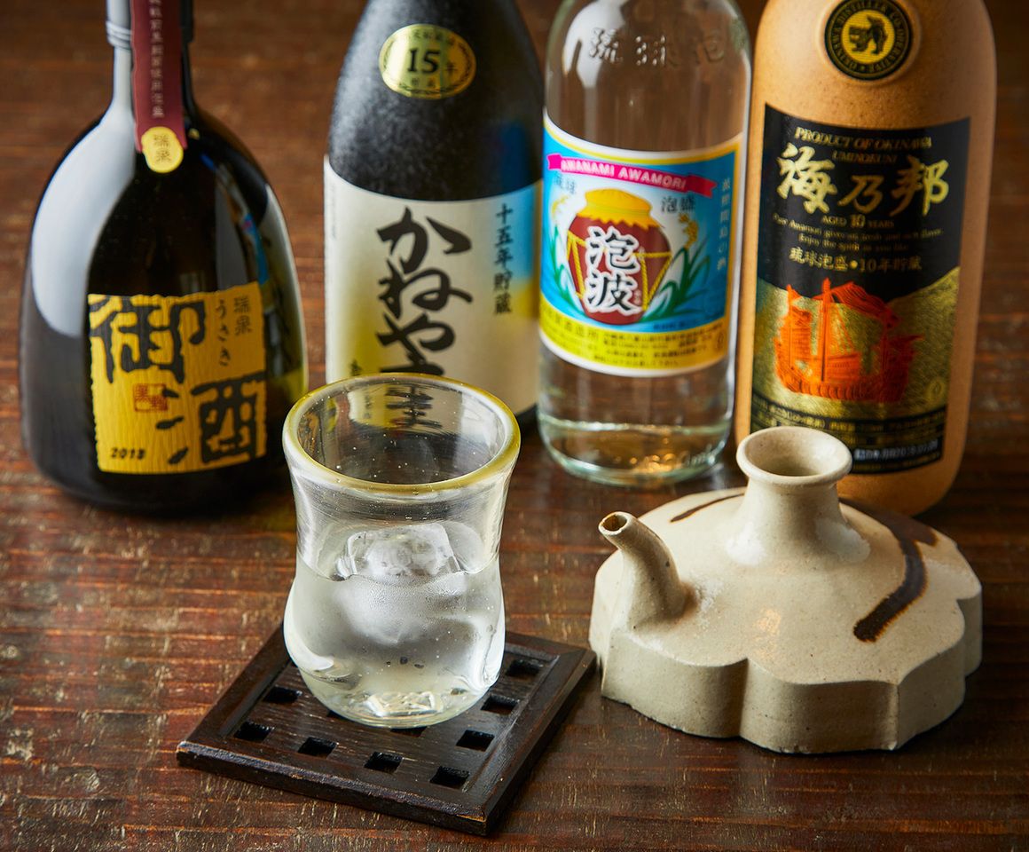 泡盛3種ペアリング